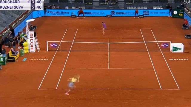 Eugenie BOUCHARD vs Svetlana KUZNETSOVA Highlights Madrid Open Quaterfinal 2017 г смотреть онлайн