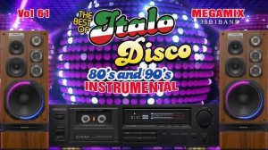 New Mega Italo Disco Music - Лучшее из инструментальной музыки Euro Disco Classics 80-х 90-х 2022