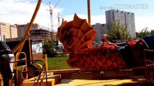 Прогулка по парку аттракционов!Моё первое видео.^_^