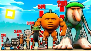 КТО САМЫЙ ВЫСОКИЙ ИЗ БРЕЙНРОТ ЖИВОТНЫХ В МАЙНКРАФТ МУЛЬТИК