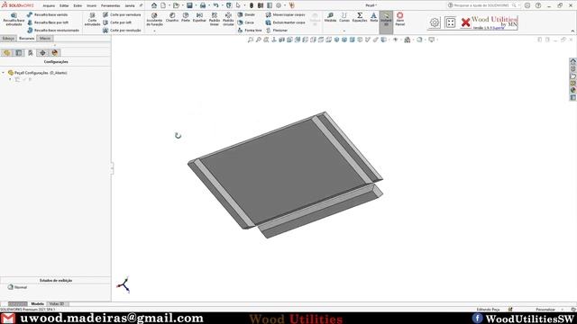 Solidworks, macro to Unfold Panels. смотреть онлайн