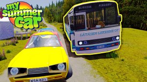 РАЛЛИ НА АВТОБУСЕ - ВСЕ ДВА ЭТАПА- My Summer Car