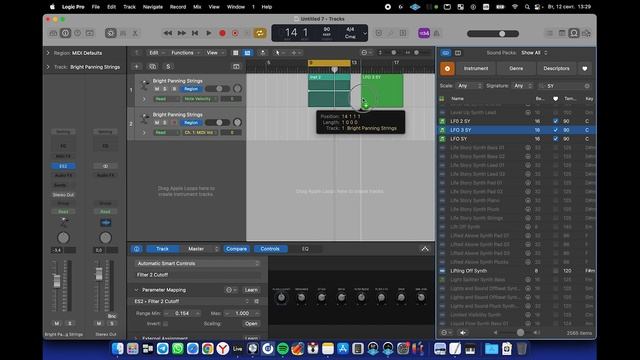 Logic Pro X. Сохраняем прикольные шаблоны с автоматизацией, в качестве дальнейших пресетов.😃