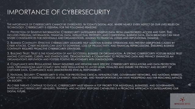 Comprehensive Cybersecurity Presentation: Threats, Importance, Best Practices, and IoT Security смотреть онлайн