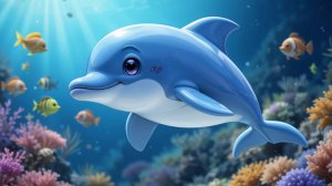 Детские песенки. Песенка про дельфина для малышей