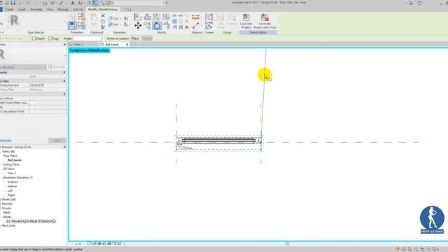 F-17) Revit Mimari - Window Family Eğitim /17-18) Revit - Family Creation Tutorial (A Simple Window