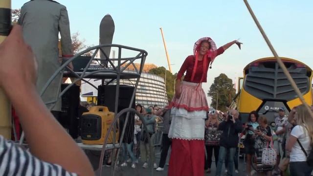 Rīgas Svētki 2018 Part.2  Prāgas Iielu Teātris  V.O.S.A. Theatre. Уличный театр Праги