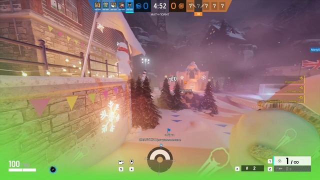 Играем в снежки в Rainbow Six Siege Осада!
