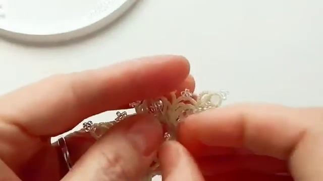 Снежинка расшивка (часть 3-я)