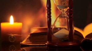 Время   Песочные часы  Книга и свеча  ФУТАЖ