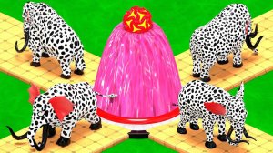 Мультики для детей. Мультики про золотых слонов для малышей. Детские мультики про животных