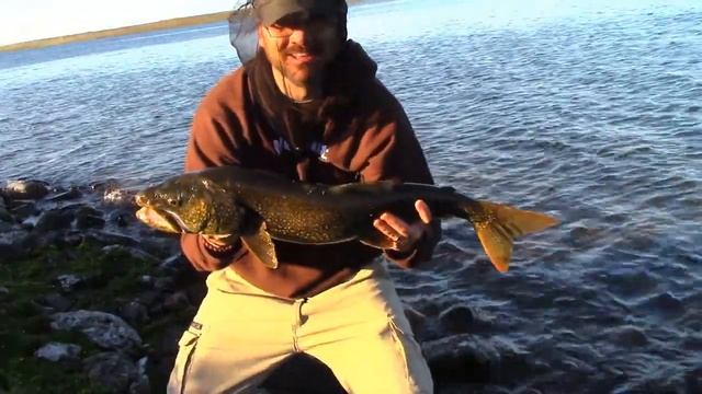 Camping With Dog On The Tundra In A Tent Cot, HUGE Fish, Millions Of Bugs, Pt. 2 смотреть онлайн