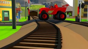 Вспыш. Мультики про машинки.  Вспыш и чудо машинки в беде