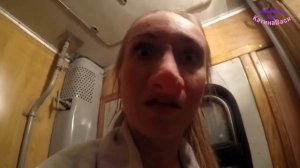 Приколы в поезде   Трэш в плацкартном вагоне    КатинаВася  № 24  Вежно ТВ  Вежно ТВ426