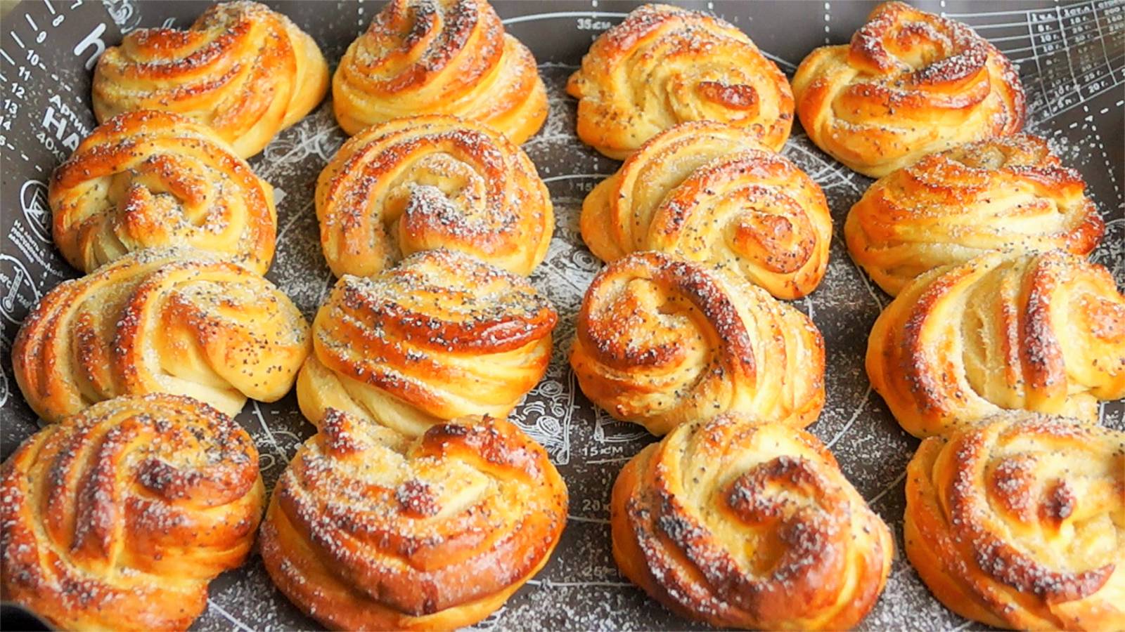 Булочки к чаю, быстро и просто! Мягкие и воздушные смотреть онлайн