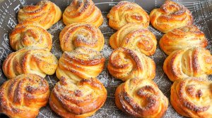 Булочки к чаю, быстро и просто! Мягкие и воздушные