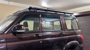 Алюминиевый багажник РИФ на УАЗ Патриот: обзор, установка, тесты поперечин и крепежа