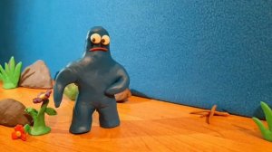Потерялся - пластилиновый мультфильм (Stop motion animation)