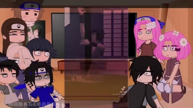 ☁РЕАКЦИЯ МАЛЕНЬКИЙ ДРУЗЕЙ НАРУТО САСКЕ И САКУРИ ИЗ БУДУЩЕГО НА TikTo И НАРУТО☁  By: Hokagebaba