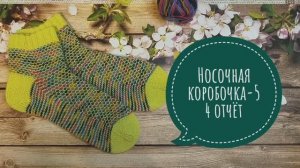 ✨Носочная коробочка-5 с Еленой Великой✨Отчет 4: АПРЕЛЬ✨