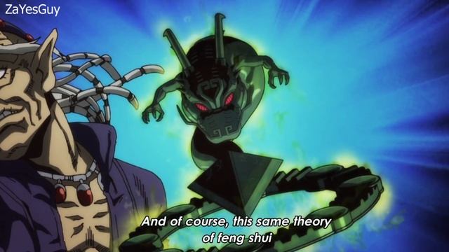Anasui reveals Feng Shui ART secrets | Jojo's Stone Ocean Part 2 смотреть онлайн