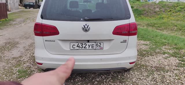 Замена камеры заднего вида на VW SHARAN