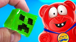 СДЕЛАЛ МАЙНКРАФТ АНТИСТРЕСС ИЗ НАНО СКОТЧА И МЕДВЕДЯ ВАЛЕРУ