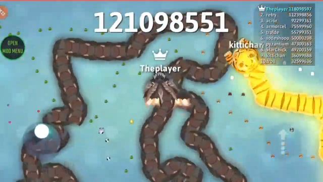 Snake.io Modmenu Gameplay
