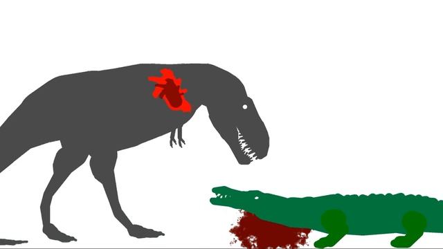 Zhuchengtyrannus vs Crocodylus Anthropophagus смотреть онлайн