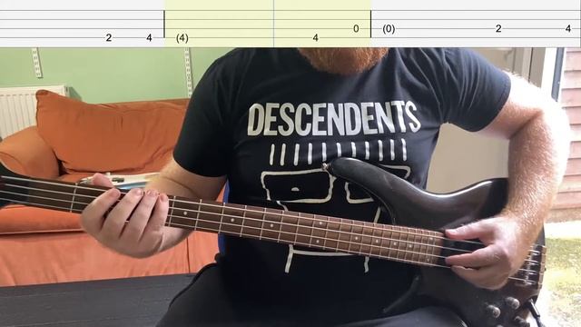 Weezer - Holiday (Bass Cover With Tabs)