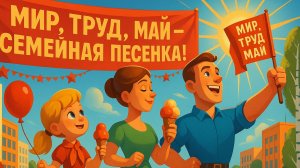 МИР, ТРУД, МАЙ | ПЕРВОМАЙ | Семейная Песня для Праздника!