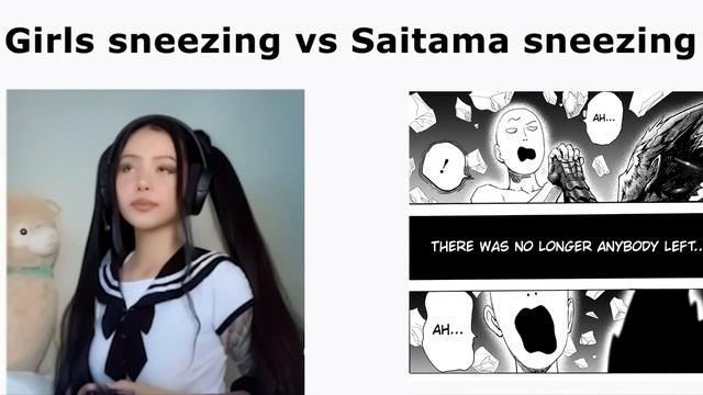 Saitama sneezing / Сайтама, будь здоров смотреть онлайн