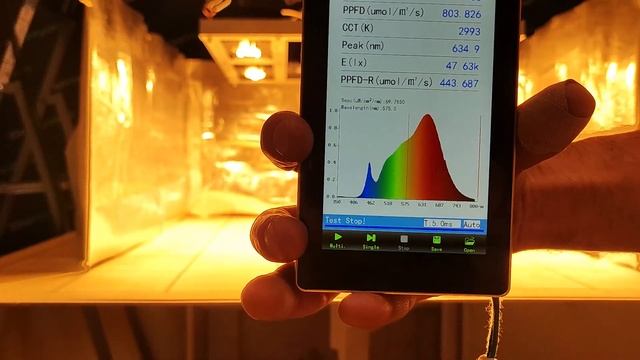 Мощная фитолампа 420W на светодиодных COB матрицах смотреть онлайн