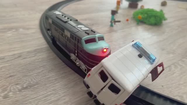 🚧Поезд авария TRAIN CRASH🚧🚦🚂🚃🚃🚃 смотреть онлайн