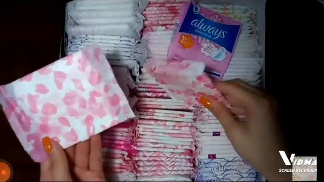 собираем прокладки на следующие месячные чек💚💙💛💜 смотреть онлайн