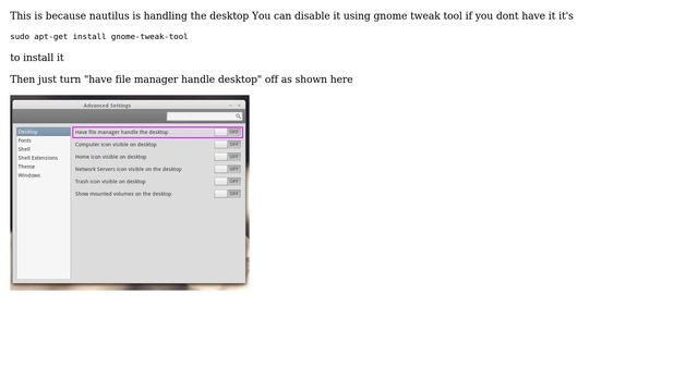 Removing second/unity/nautilus bar behind gnome 3 top bar (2 Solutions!!) смотреть онлайн