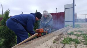 ЗАЛИВАЕМ СТОЛБЫ/ЭТО ТОГО СТОИЛО,ДОЖДЬ НЕ ОСТАНОВИЛ/ПОБЕДА/ВОТ ТАК ПОЛЕ ЧЕСНОКА/ХОРОШО В ДЕРЕВНЕ