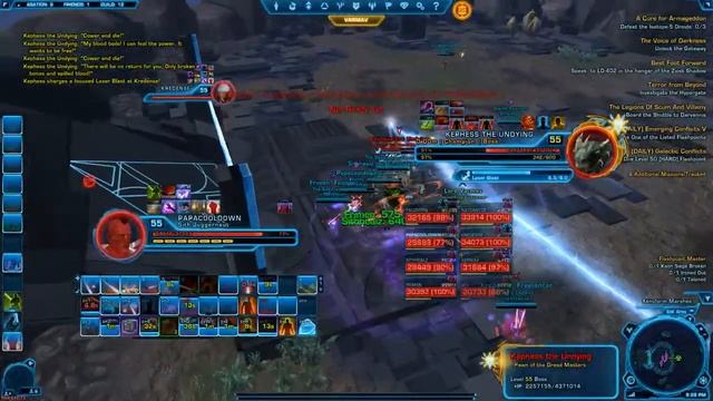 SWTOR 2.3 TFB HM 4/5 Kephess Juggernaut tank смотреть онлайн