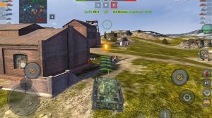 играю на ЛВ-7 Гиперион в tanks blitz
