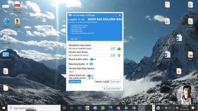 Best and Free Screen Recording Software | YouTube Video Recording | Web Camera |Recording Software| смотреть онлайн