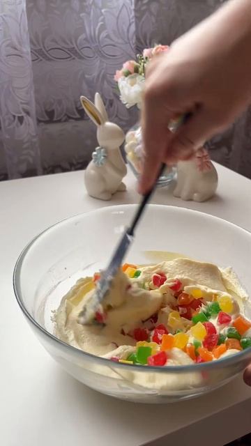 Творожная пасха с цукатами