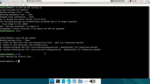 Навигация по файлам в Linux с помощью Midnight commander