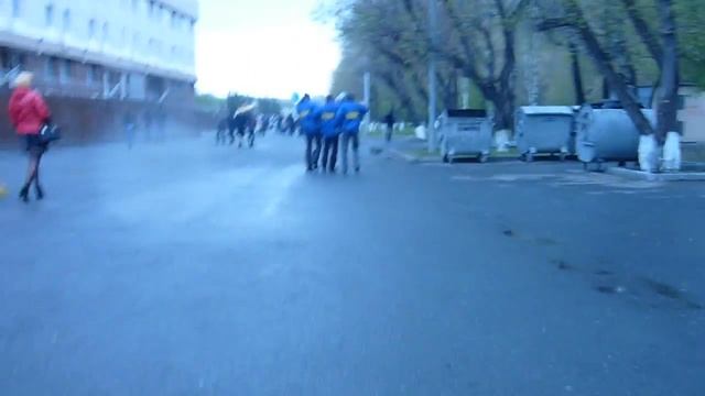 Тюмень. Веселые лдпровцы после парада