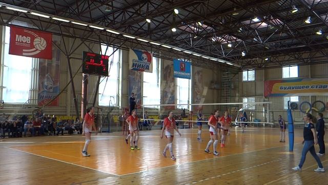 ВОЛЕЙБОЛ Первенство России среди девушек 2002-03 г. Москва-Н.Новгород 1я партия смотреть онлайн