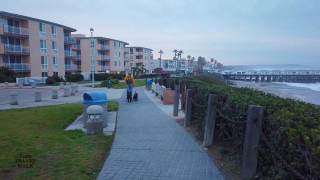San Diego Scenic Sunrise Walk | Pacific Beach South La Jolla, California 4K смотреть онлайн