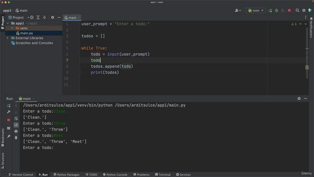 2.004 Storing User Input Repeatedly