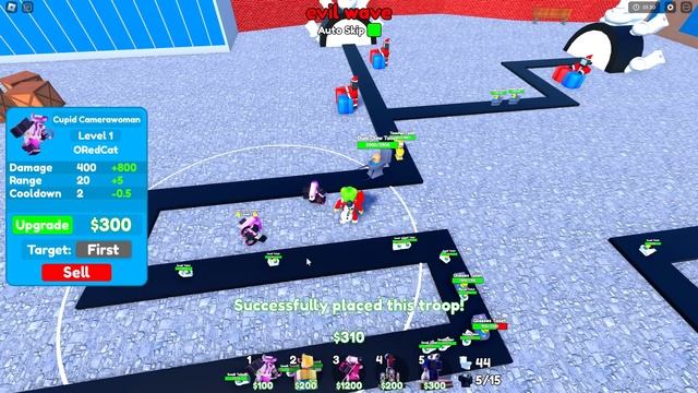 ТОП ЛЕГА АМУРЧИК в ТТД роблокс | Toilet Tower Defense roblox | День Св Валентина. Cupid Camerawoman смотреть онлайн