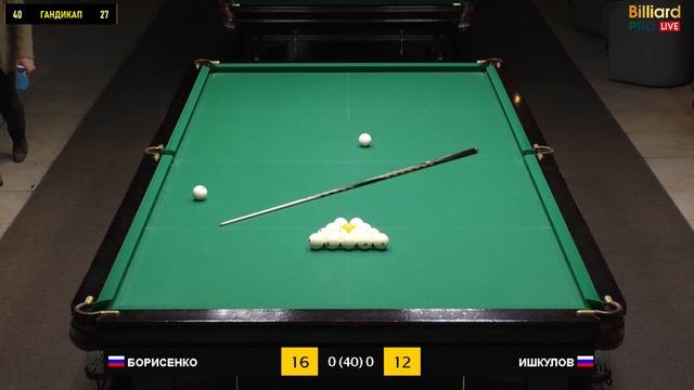 12 F  БОРИСЕНКО ПАВЕЛ v ИШКУЛОВ ДМИТРИЙ  КУБОК ЛЛБ по РБ  2022  8 ЭТАП