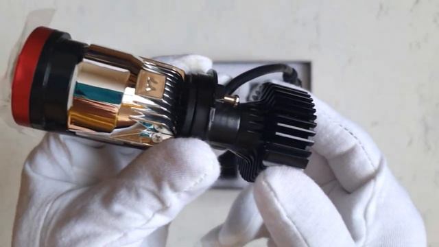 Led лампы h4 с линзой модель Y7D #shortvideo смотреть онлайн