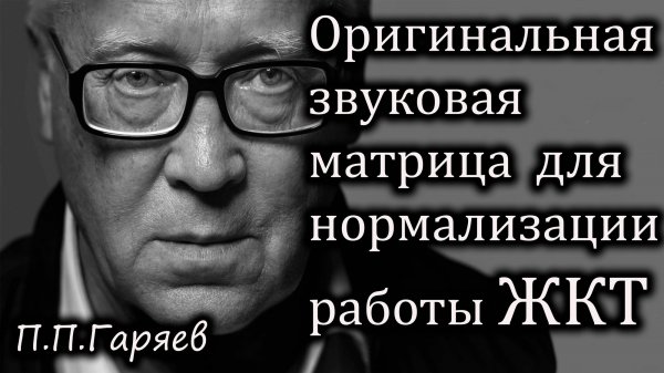 Звуковая матрица П.П. Гаряева — Поддержка ЖКТ (желудочно-кишечного тракта)